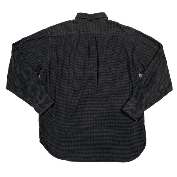 EDDIE BAUER Shirt Men's L/S Casual Button Up Checkered Collared Blue XLT - Picture 4 of 7